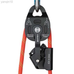 Rock Protection High Quality Heavy Lifter Torrential Riser Pulley Puller Rope Lifting Equipment Climbing Outdoors HKD230810