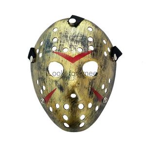 Korku Jason Maske Hokey Cosplay Killer Cadılar Bayramı Korku Partisi Dekorasyon Maskesi Noel Maskeli Befer Yüz Maskesi Film Teması HKD230810