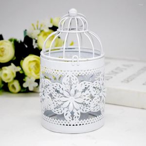 Candle Holders Bird Cage Candlestick Creative Home Furnishings European Decorative Iron Art Can Hold Candles Metal Decoration