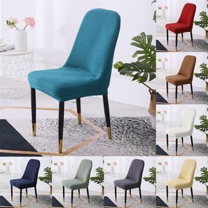 Chair Covers Spandex Elastic Waterproof Dining Slipcover Modern Removable Anti-dirty Kitchen Seat Stretch Cover Housse De Chaise255z