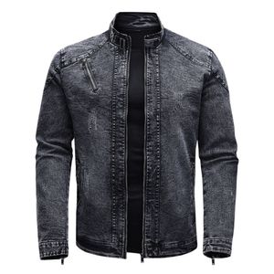 Mens Jackets Spring Autumn Denim Jacket Fashion Trend Vintage Solidwear Motorcyklar Biker Varma rockar Slim Male Clothes 230810