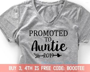 Men's T Shirts Gift For Auntie Pregnancy Announcement Shirt T-shirt Aunt To Be Sister Women Ladies Present Baby Shower Gender Reveal In