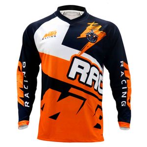 Cycling Shirts Tops MTB Motorcycle Mountain Bike Downhill Jersey Enduro Polera Mtb Jersey Offroad MX Bicycle Shirt Men Motocross Country Racing 230810