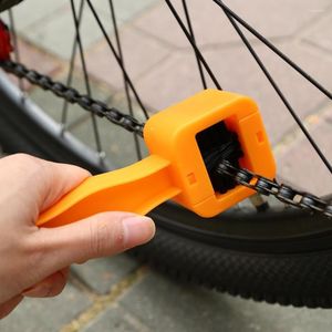 プロのハンドツールセットサイクリングクリーニングスクラバー3PCS自転車チェーンクリーナー自転車機械洗浄ブラシ