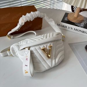 Modedesigners Womens Messenger Bag Cross Body Påsar Midja påsar axelväska mjuk läder crossbodys satchel bokstav l totes 2308101bf