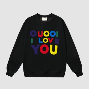 2023 Tasarımcı Sweater Loveheart Bir Kadın Sevgilisi Hardigan V Yuvarlak Boyun Yüksek Yaka Kadınlar Moda Mektubu Beyaz Siyah Uzun Kollu Giyim Külkü Eur S-XL