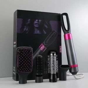 5-in-1 Hot Air Brush: Get Salon-Quality Hair Styling with Negative Ion Technology & Scalp Massage!