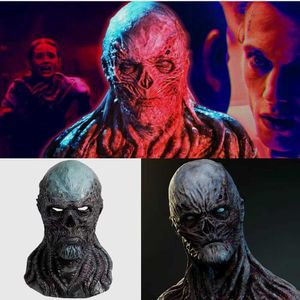 Halloween 3D Horror Glow Full Head Mask Long Short Horror Mask Cosplay Party Skeleton Latex Movable Chin Helmet Skeleton HKD230810