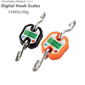 150kg 50g suspension scale digital electronic weighing lage hook scale kitchen weighing balance fishing steel plate 40% discount Z230811