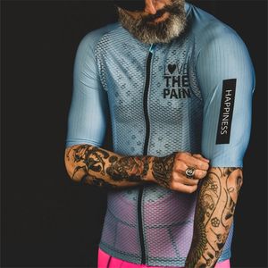 Cycling Shirts Tops Love The Pain Men Cycling Jersey Road Bicycle Shirt Bike Quick Dry Jersey Summer Short Sleeve Breathable Maillot Ciclismo Hombre 230810