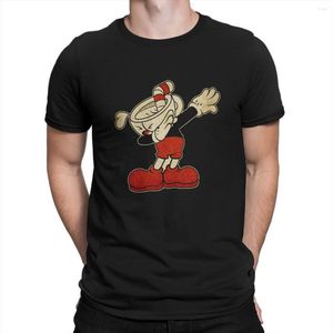 Men's T Shirts Still Life Cup TShirt For Men Cuphead Ms Chalice Game Clothing Novelty Shirt Homme