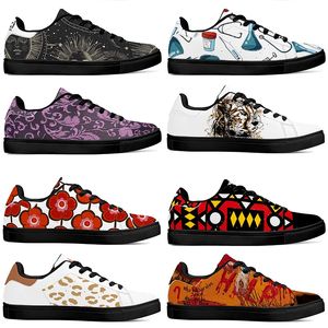 diy Custom shoes pattern hot Diy Shoes mens womens all white beautiful birds and flowers yellow sports trainers sneakers 36-48