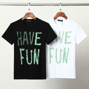 Męskie koszule T Summer 2023 Crown Bod Fun Print T-shirt Men Mass Massal Cotton Plus Size