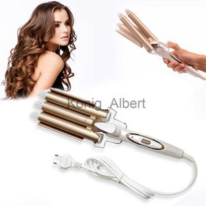 Другие предметы для удаления волос Kemei Professional Hair Curler Gold Curling Iron Home Edition Burlers For Women Beauty Health Использование с феном X0810