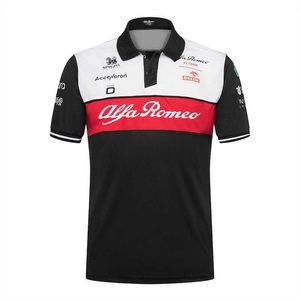 Raho 2023 Erkek Polo Gömlek Formula One Racing Team Yeni Kros Motosiklet Motosiklet Sürüş Kısa Kollu Hızlı İniş T-Shirt