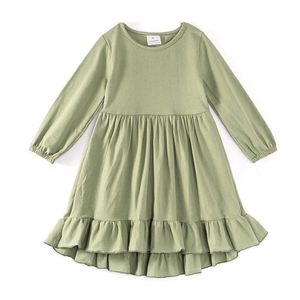 Exklusive Girlymax-Kleider für Herbst und Winter, für Babys, Mädchen, Kinder, Kinder, Kleidung, Kleid, knielang, einfarbig, langärmelig