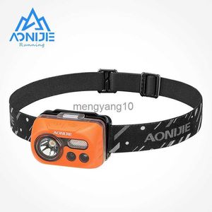 Bike Lights AONIJIE E4031 Waterproof Sensitive LED Headlight Headlamp Flashlight Sensor Light For Running Fishing Camping Hiking Cycling HKD230810