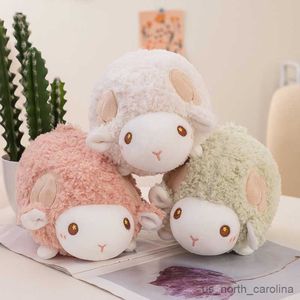 Animali di peluche imbottiti 23 cm Agnello peluche di peluche tre colori carini bambole per animali morbidi regali di compleanno R230810