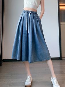 女子ショーツSurmiitro M-6XLプラスサイズデニムカプリス女性2023夏の韓国ファッションハイウエストショートスカートパンツジーンズ女性