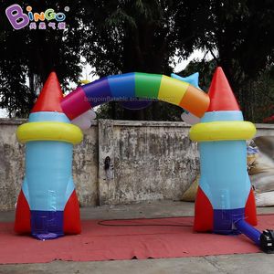 wholesale 4x3m inflatable space theme archway inflatable spacecraft arched door inflation cartoon arches for event entrance decoration toys sport