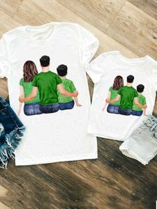 Roupas que combinam com a família Roupas que combinam com a família Camiseta Mulheres Meninas Meninos Criança Criança Verão Filho Amor Bonito Pai 90s Mãe Mamãe Camiseta Roupas Roupas