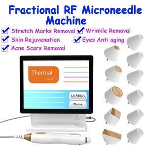 Tragbare RF-Mikronadel erhellen die Haut Anti-Aging Fractional Microneedling Faltenentfernung Hautverjüngungsmaschine Heimgebrauch