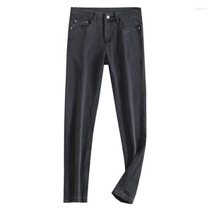 Мужские джинсы для мужчин хип -хоп график сплошные готические черные мешковатые ретро -брюки Женская уличная одежда высокая талия стройная нога
