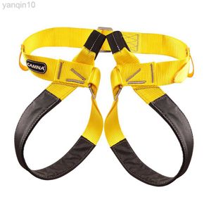 Rock Protection Climbing Harness Safe Seat Belt for Men Women Mountaineering Training Caving Rappelling Equipment Outdoors HKD230810