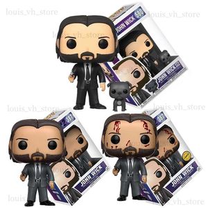 New Pop John Wick 387# 580# Vinyl Action Toy Figures Collectible Model Toy for LDREN 10cm med Box Christmas Gifts Toy T230810