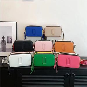 Designer Women Bags New 2022 Contrast Color Small Square Bag Trend Letter Single Shoulder Messenger Bags Wholesale 20-12-7cm M003