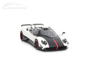 Diecast Model Almost real 1 18 For Pagani Zonda Cinque 2009 Car White Toys Gifts Hobby Display Ornaments Collection 230810