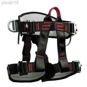 Rock Protection Camping Safety Belt 25KN Outdoor Rock Climbing Outdoor Expand Training Half Body Harness Protective Supplies Survival Equipment HKD230810