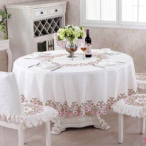 Table Cloth 20233 Pastoral Polyester Tea Tablecloth Cushion Seat Cover Dust Proof Household Flag