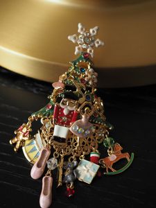 Pins Broschen Vintage Mode Weihnachtsbaum Ballerina Wachen Anhänger Fransen Brosche Pin Zubehör Bijoux Niedliche Dinge Para Mujer Femme 230809