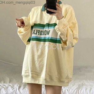 Herren Hoodies Sweatshirts Harajuku Korean Damen Sweatshirt Vintage Hoodie Frauen Sweatshirt Harajuku O-Neck Plus Size Hoodie Loose Shirt Z230811