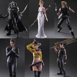 Play Arts Final Fantasy XV Gabranth Lunafrena Nox Fleuret Gladiolus amiticia prompto argentum c aurum 액션 피겨 모델 T230810