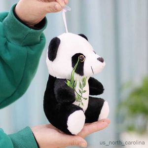 Фаршированные плюшевые животные Panda плюшевые кукол присосание накапливаемые животные детские игрушки 15 см R230810