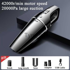 Vacuum Cleaners 20000Pa Car Vacuum Cleaner Portable Cordless Handheld Rechargeable Auto Vacuum for Home Car Pet Hair Mini Vacuum Cleaner New x0810