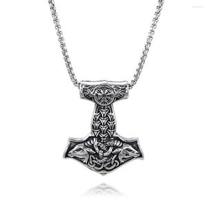 Pendant Necklaces Dark Punk Gothic Goat Anchor Alloy Necklace Dead Personality Men Fashion Pendants Neck Chain Jewelry Accessories