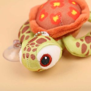 Nadziewane pluszowe zwierzęta nowe kreatywne urocze pluszowa lalka Little Turtle Plush Doll Charm Wiselant Blak Blakin Prezent lalki