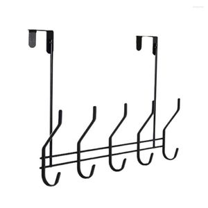 Hooks Coat Hook Punch Free Space Saver Iron Entryway Stable Rack Hat Hanger för badrum