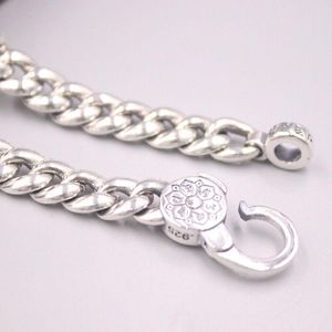 Pendants Real 925 Sterling Silver 9mm Strong Curb Link Chain Necklace 21.6inch 23.6inch