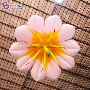 wholesale Hot sales decorative inflatable Lily flowers with lights toys sports inflation artificial plants for festival event decoration