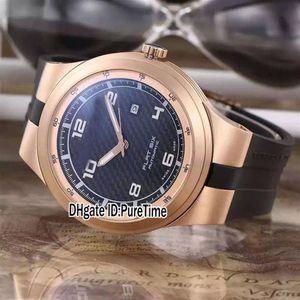 New P'6620 P6620 Limited Edition Pd Design Sport Racing Car Dive Watches Rose Gold Black Gray Dial Flat Six Automatic Mens Wa231Q