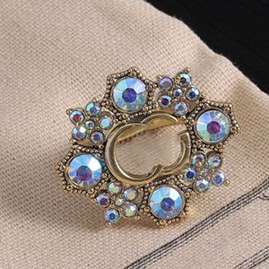 Винтажное богато украшенное кольцо женщины классический сапфировый бриллиантовый набор средневекового цветочного кольца