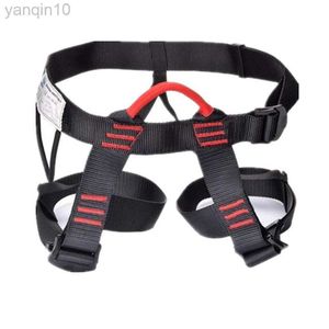 Rock Protection Camping Safety Belt 25KN Outdoor Climbing Expand Training Half Body Harness Protective Supplies Survival Equipment HKD230811