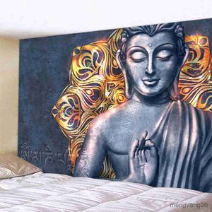 Tapestries Indian Buddha meditation home decoration tapestry Mandala tapestry Hippie Bohemian decorative yoga mat bedroom sheet R230810