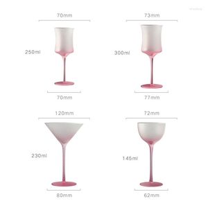 Kieliszki do wina 1PCS koktajle na mus somowy bar restauracyjny prezent ślubny Martini Drinkware