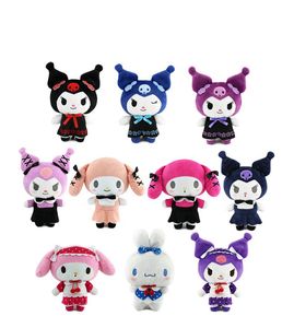 25cm plush toys Cartoon Lolita princess skirt plush doll Kuromi girl heart cute Imp doll Best quality