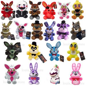 Fem natt på Freddy Fnaf Söt plyschleksaker Game Doll 18 cm Bonnie Bear Foxy -tecknad fyllda dockor Freddy Toys för LDREN -gåvor T230810